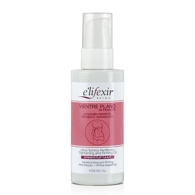 Elifexir | Aceite Vientre Plano Intensive | Remodela, Drena, Tonifica y Reafirma el Abdomen | Con PINK PEPPER y Pomelo Blanco | Para Hombres y Mujeres | 100 ml