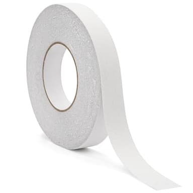 Cinta Antideslizante 5cm × 20m, Cinta Adhesiva Antideslizante Transparente, Cinta de Agarre de Alta Tracción, Tiras Antideslizantes para Peldaños, Resistente Al Agua y Duradera para Escaleras, Peldaño
