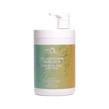 Anticelulitico Reductor efecto calor. Crema Anticelulitica Térmica que combate la celulitis. Con Cafeína, Iodo orgánico y extractos de Algas 1000 ml. Marca: Noche y Día