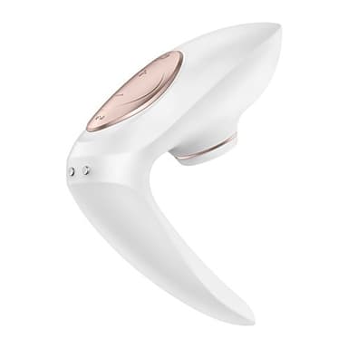 Satisfyer Pro 4 Parejas | Estimulación con vibrador y ondas de presión | Juguetes sexuales para mujeres y hombres | Consolador y succionador para estimulación del clítoris | Tranquilo y fuerte