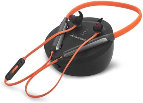 Avantree Medley Clear - Auriculares inalámbricos para Escuchar TV con diálogo Claro,Volumen Mejorado,Barra de Sonido passthrough,Cascos de Banda para Cuello 20H con transmisor Bluetooth y Base Carga