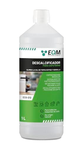 EQM - ECO- 212 - Descalcificador para Cafeteras - 1L - 100% Origen Natural - Compatible con todas las máquinas de café - Elimina la cal incrustada en cafeteras y aparatos del hogar
