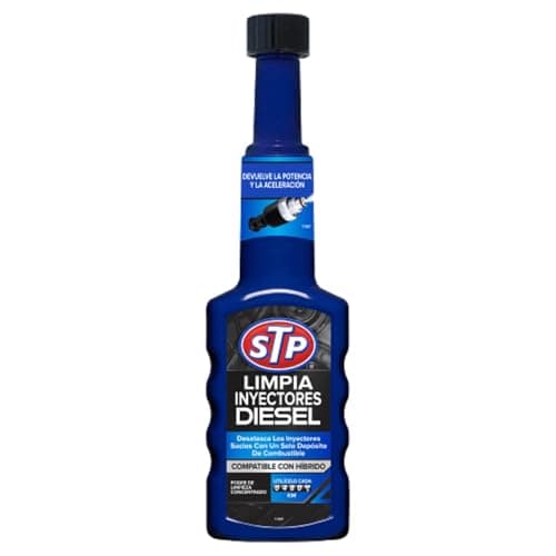 STP Limpia Inyectores Diésel, Elimina Depósitos, Mitiga Ralentí Brusco, Restablece Potencia y Reduce Emisiones, 200ml, El embalaje puede variar