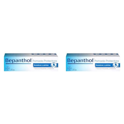 Bepanthol Pomada Protectora Hidratante, Protege y Regenera la Piel Seca, Irritada o Sensibilizada por Factores Externos, 30 g (Paquete de 2)