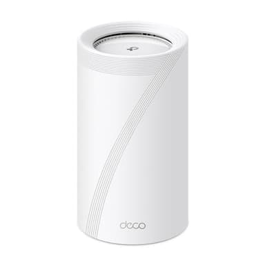 TP-Link Deco WiFi 7 Mesh BE19000 Tri-Bande Deco BE85(1-Pack), Puerto Ethernet/Fibra 10 Gbit/s, Velocidad WiFi hasta 19 Gbit/s, WPA3, Canales 320 MHz, 6 GHz