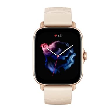 Amazfit GTS 3 42mm Smartwatch Fitness Monitoreo de Ciclo Femenino Frecuencia Cardíaca, SpO2 Sueño Estrés 50+ Modos Deportivos Reloj Inteligente GPS 5 ATM a Prueba de Agua Alexa