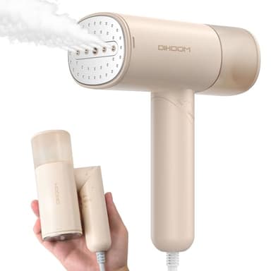 DIHOOM Plancha Vertical Vapor, Plancha Vapor Vertical Plegable Portátil - 1000W, Plancha de Vapor de Viaje Vertical Automática de Calentamiento Rápido 150ml Tank, Adecuado Para Viajes y Uso Doméstico