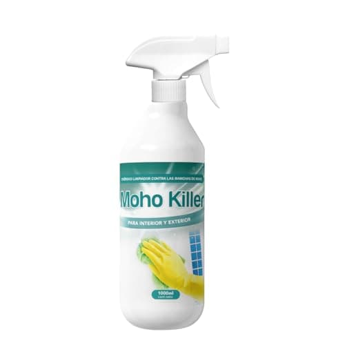 Spray Limpia Moho para paredes, juntas, azulejos, baldosas, baño, suelo, ducha y resto de superficies con humedad/fórmula anti moho quita mancha de humedades limpiador de juntas