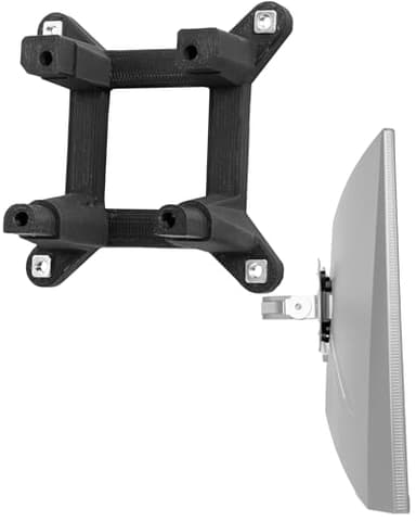 3IDEE Adaptador VESA, Montaje VESA Compatible con Monitor LC-Power (LC-M27-QHD-144-C-V2 & LC-M32-QHD-144-C-V2) - Soporte VESA de 75 x 75 mm - Adaptador VESA para monitores sin conexión VESA
