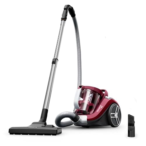 Rowenta Compact Power XXL - Aspiradora sin bolsa, motor bajo consumo, 900 W, filtración ciclónica avanzada de 3 niveles, depósito de suciedad extragrande de 2,5 L, compacta, kit clásico, RO4B23