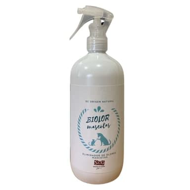 Eliminador de olores mascotas instantaneo I Absorbe olores | neutralizador de olores enzimático para perros y gatos | antiolores de perros y gatos | Quita olores orines gatos y perros | microbiológico