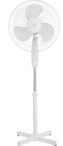 Genérico Ventilador de pie Ultra Silencioso EMMA | Envio 24h | 45 W | Bajo Consumo | Alta Potencia en 3 velocidades | Altura Modulable | 3 Aspas Duales | Pedestal