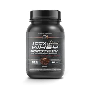 Whey Protein | Proteína en Polvo con Colágeno, Magnesio y Aminoácidos | Aumenta la masa muscular | Apoya el desarrollo y la recuperación muscular | Proteína fácil de digerir | 1kg Chocolate
