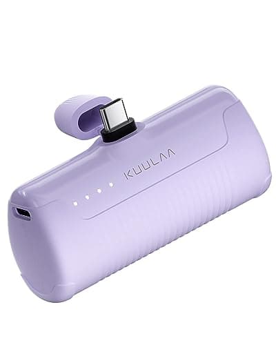 USB C Power Bank 4500mAh,Kuulaa Cargador Portátil Movil Carga Rapida Mini Power Bank, Batería Externa Compacto Compatible con Samsung Xiaomi Switch Huawei OPPO Vivo Oneplus