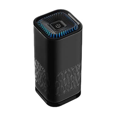 de aire para automóvil con filtro Hepa - de filtración de 3 etapas Generador/ionizador de iones negativos Purificador de aire Hepa - Purificador de aire pequeño silencioso Generador de iones n
