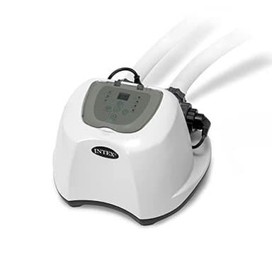 INTEX Clorador salino, clorador salino para piscinas, 5 gramos/hora, piscinas desmontables pequeñas, 26.500 litros, 3 modos de autolimpieza, programación 12 horas