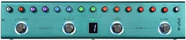 M-VAVE Pedal de guitarra TANK G V2 digital multiefecto con reverberación, retardo, MOD y amplificador, batería de litio recargable incorporada.