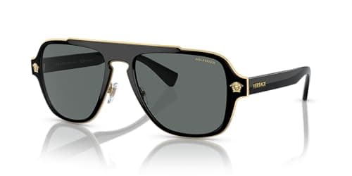 VERSACE 0VE2199 Gafas De Sol, Negro, 55 para Hombre