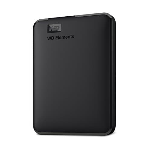 WD 5 TB Elements Disco duro externo portátil con USB 3.0, color negro