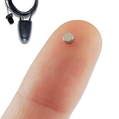 PingaOculto Pinganillo Bluetooth Movil para Examenes Oculto Iman Mini Invisible con Microfono por Cable - Auriculares Invisibles Espia Inalambrico Copiar Examen Pinganillos (Pinganillo Imán V5)