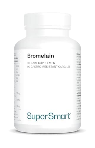 Bromelina - Enzima antiinflamatoria - Extraída del tallo de la piña - Refuerza el sistema inmunitario - Ayuda a la digestión y a la recuperación - DrCaps - Vegano - Supersmart