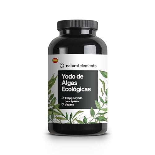 Yodo de Algas Ecológicas – 365 comprimidos – 150µg yodo algas pardas/1 comprimido – calidad eco. para tiroides – vegano, alta dosificación, sin aditivos -– producido en Alemania y probado