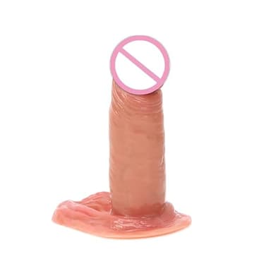 Kutocesy Funda Pene con Anillo para el Pene Funda para Consolador Realista con Estructura de Venas Juguete Sexual Funda para el Pene para Hombres Alargamiento del Pene para Parejas (M)