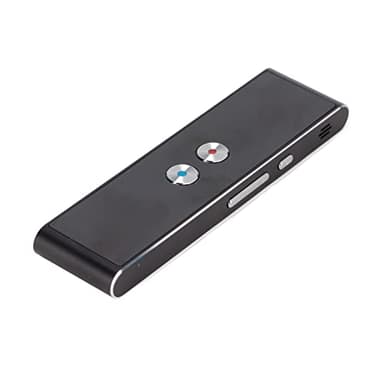 Bewinner Dispositivo Traductor de Idiomas Instantáneo, Traductor de Voz Inteligente Bluetooth Traductor Portátil Compatible con 40 Idiomas para Viajes en el Extranjero Aprendizaje de Negocios(Negro)
