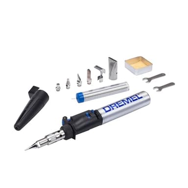 Soldador sin cables Dremel Versatip 2000 - Kit de soldadura de gas butano con 7 puntas intercambiables para soldadura, quemado de madera, pirograbado, fabricación de joyas, artes y manualidades