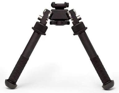N / C El bípode Airsoft táctico V8 de liberación rápida CNC QD se Puede inclinar 360 Grados, el bípode de 6.5-9 Pulgadas se Puede Ajustar con el Adaptador Giratorio de Montaje en riel Picatinny