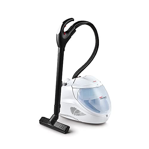 Polti Vaporetto Lecoaspira FAV30, Limpiador a Vapor y Aspirador con Filtro de Agua, Doble Función, Potencia Total 2450 W, Presión Máxima de la Caldera 4 Bar, Tapón de Seguridad, Blanco