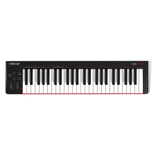 Nektar Controlador de teclado MIDI USB SE49 con integración Nektar DAW