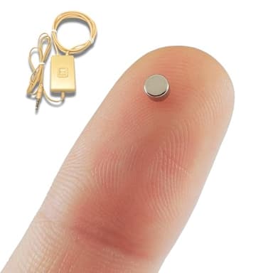 PingaOculto Pinganillo Examenes Oculto Iman Mini Invisible para Movil con Microfono - Auriculares Invisibles Espia Inalambrico para Copiar en Examen con Pinganillos Manos Libres (Pinganillo Imán V3)