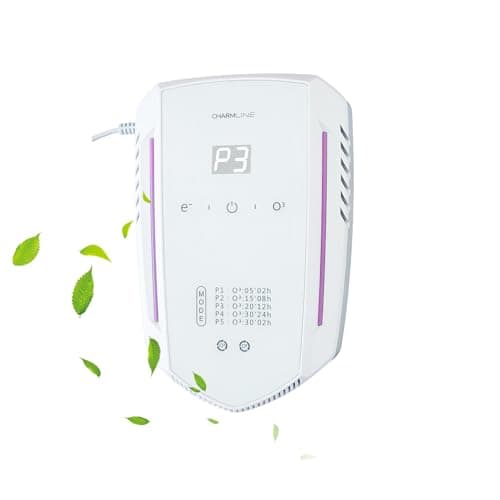 Purificador de Aire con Ozono e Iones Negativos,Eliminador de Olores,Air Purifier,Generador de Ionizador para Habitaciones,Generador de Ozono para Hogar/Cocinas/Baños/Habitaciones De Mascotas