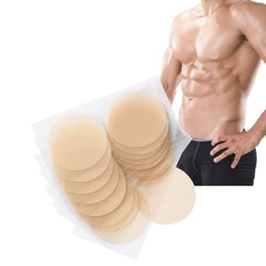 Pumwoy Hombre Tapas de Pezón, Cubre Pezones para H ombre Pezones para Hombres, Cinta de Pezón para Hombres Pezoneras Hombre, Protectores de Pezón para Hombre para Corredores, Maratón (100 Pares)