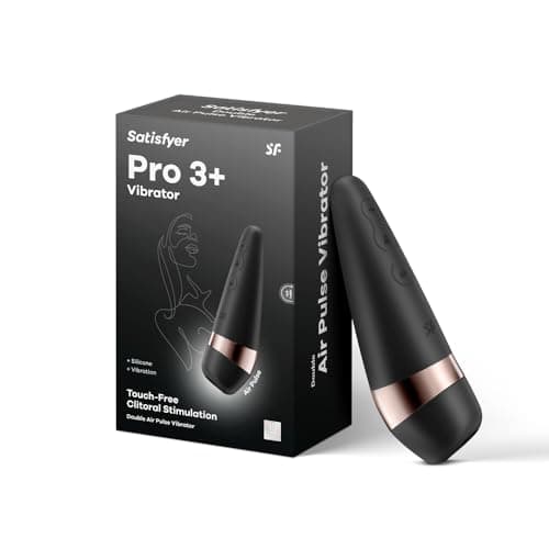 Satisfyer Pro 3 Plus | vibrador de ondas de presión | estimulación del clítoris para mujeres | vibrador extremadamente potente y silencioso | juguete sexual | resistente al agua y recargable