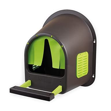 Ponedero Cheap para Gallinas - Nido con cortinilla y ventilación - Aporta intimidad a la gallina - Ponedero de un Hueco, Confortable y Resistente