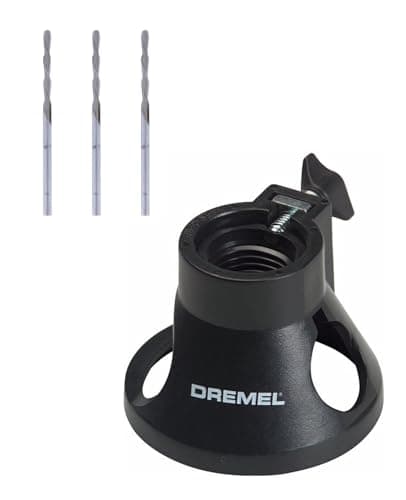 Dremel Kit de Corte Multiusos con Guía para Corte y 3 Brocas de Corte para Herramienta Rotativa, Multicolor