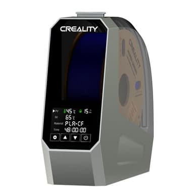 Creality Space PI - Secador de filamento para impresora 3D, con ventilador integrado, pantalla táctil de 3,7", calefacción PTC a 360 °C, soporte de almacenamiento de filamentos