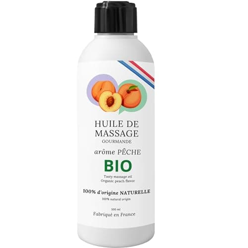 Aceite masajes eróticos comestibles/gel lubricante parejas. Para masajes corporales y eróticos íntimos, lubricantes adultos, mujer. Estimulador, íntimo. Estimulantes. Sabor ecológica (Melocotón)