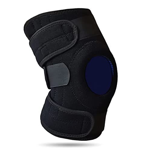Rodillera Menisco y Ligamento Ajustable para Mujer y Hombre. Rodillera Rodilla de Neopreno que se Ajusta con Cintas para Aliviar la Tendinitis Rotuliana y la Artrosis.