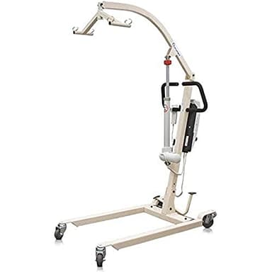 QUIRUMED Grúa para personas con movilidad reducida, Motor eléctrico, Ayuda elevación paciente, Parada de emergencia, Para personas mayores, Para minusválidos, Hasta 150 kg