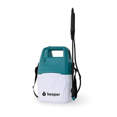 Keeper Pulverizador Eléctrico para jardín Keeper Forest 5. Batería Litio. Recarga Mediante USB. Indicador Luz. Fabricado en España. oquilla Regulable. 120min Autonomía.5L