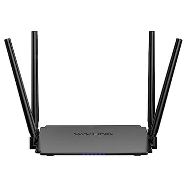 WAVLINK Router WiFi 5 1200Mbps,5GHz+2.4GHz Dual Band Router Inalámbrico con 4x5dBi Antenas,10/100Mbps WAN/LAN,Soporta Modo Router/Ap/Repetidor,Beamforming Tech