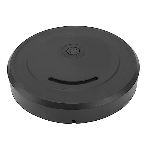 Robot Aspirador Inteligente con Fuerte Potencia de Succión para Limpieza del Hogar y del Coche (Black)