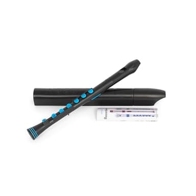 Nuvo N320RDBBL Grabadora Plus con borde azul, negro