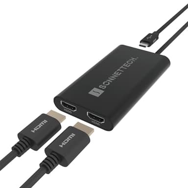 Sonnet Adaptador DisplayLink USB-C a Dual 4K 60 Hz HDMI