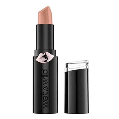 Wet n Wild - MEGALAST LIPSTICK - Barra de Labios Hidratante con Color Intenso, con Acabado Mate - Larga Duración - Vegana - Never Nude, Acabado Mate - 1 Unidad
