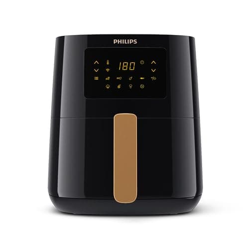 Philips Airfryer 5000 Series L, 4,1L (0,8Kg), 13 en 1 Airfryer, conexión Wifi, 90% menos de grasa con tecnología exclusiva Rapid Air, NutriU app de recetas (HD9255/80)