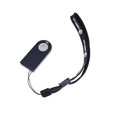 Control Remoto Inalambrico IR - Funciona con Muchas camaras Nikon y Canon, por Ejemplo: D70, D750, D3000, D3200, D3300, D5500, D7000 / EOS 5D Mark IV, 5DS, 6D, 77D, 100D, 750D, 800D